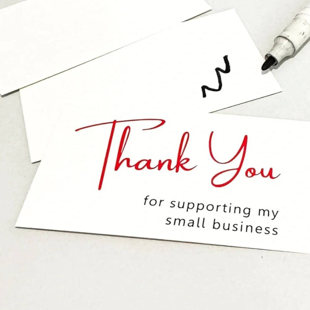 40 COUNT- ❤️Thank You Cards For Buyers❤️ - Picture 2 of 2